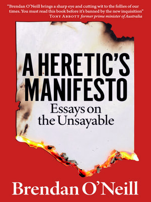 cover image of A Heretic's Manifesto